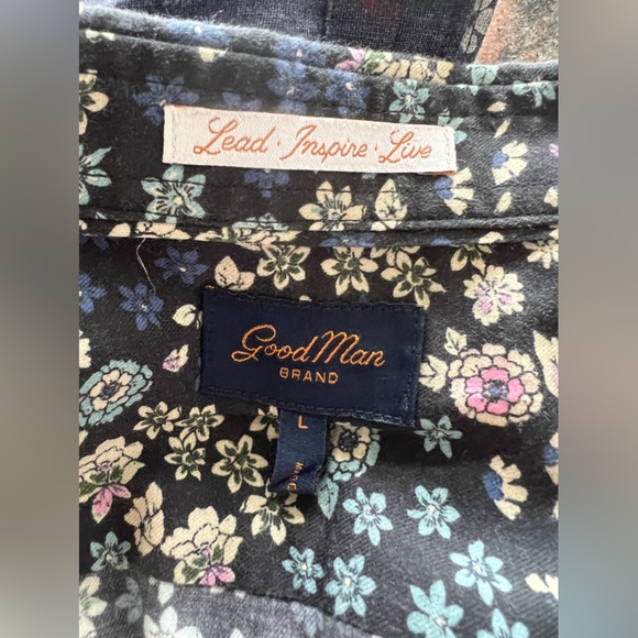 Good man brand shirt sleeve all cotton L - Picture 2 of 6